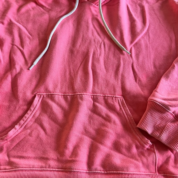 Pink Hoodie with Drawstrings - Picture 5 of 6